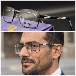 عینک طبی فلزی یونیسکس ( مردانه و زنانه ) اورجینال شرکتی از برند DUYGO به همراه پک کامل و گارانتی یکساله ( با امکانِ سفارش ساختِ عدسی با نمره چشم شما ) کد DU5040