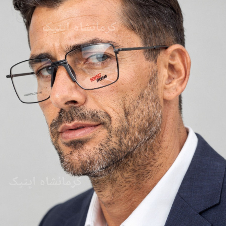 عینک طبی فلزی مردانه از برند PERFECT با آبکاری درجه یک و کیفیت فوق العاده سری اقتصادی ( به همراه پک کامل ) ( با امکان سفارش ساخت عدسی ) کد P30609