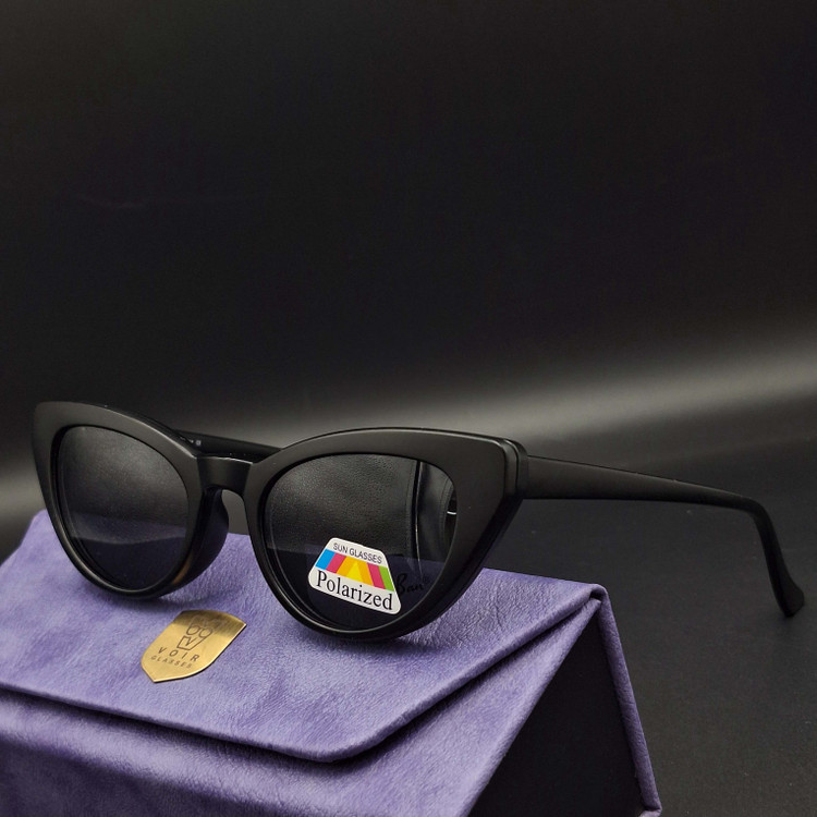 عینک کاوردار زنانه مشکی