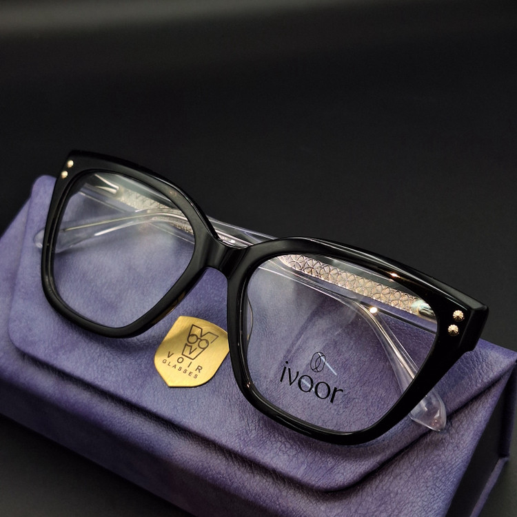 عینک زنانه طبی گربه ای بزرگ