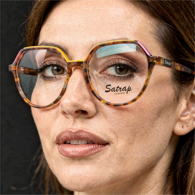 عینک طبی اورجینال زنانه از برند SATRAP بدنه استیت به همراه یکسال گارانتی بی قید و شرط سری ST2 به همراه پکیج کامل ( با امکان سفارش ساخت عدسی با نمره چشم شما ) کد S3002