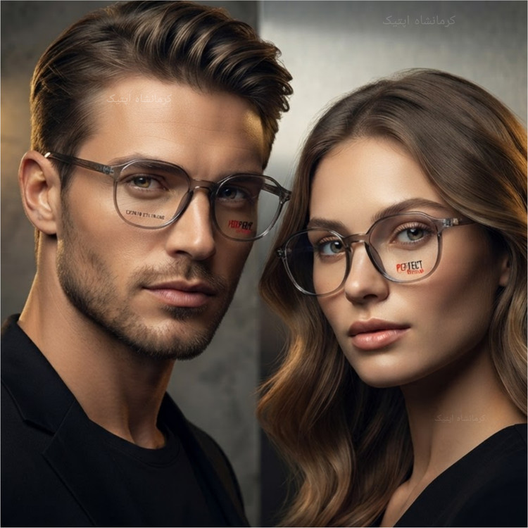 عینک طبی یونیسکس ( مردانه و زنانه ) از برند PERFECT با کیفیت فوق العاده و بدنه TR و نشکن با دسته های سیم کشی شده به همراه جلد و دستمال مخصوص ( با امکان سفارش ساخت عدسی با نمره چشم شما ) کد PR10011