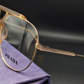 عینک طبی یونیسکس از برند PRADA با بدنه فلزی به همراه آبکاری درجه یک 👌 کیفیت MASTER به همراه پکیج کامل ( با امکان سفارش ساخت عدسی با نمره چشم شما ) کد PR2001